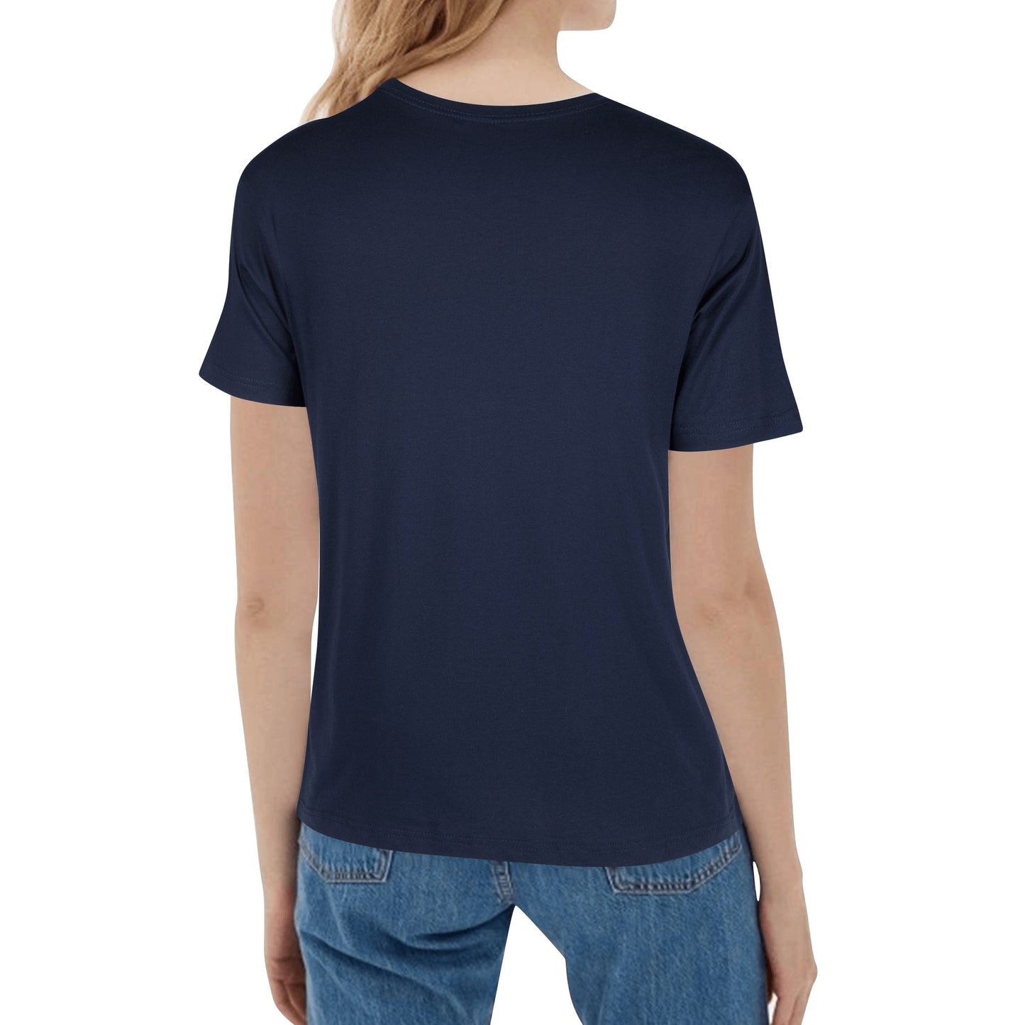 Mad Papaya -This is the way - Women's Cotton Front Back Printing T Shirt