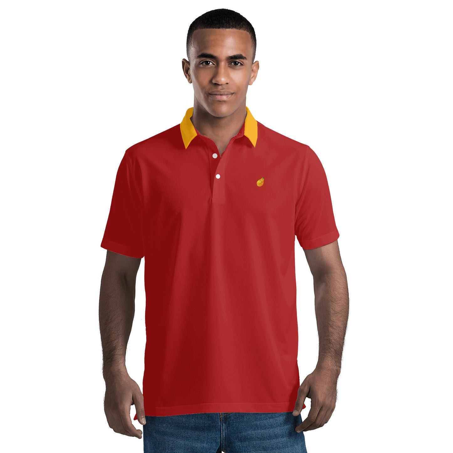 Mad Papaya Red Polo Shirt