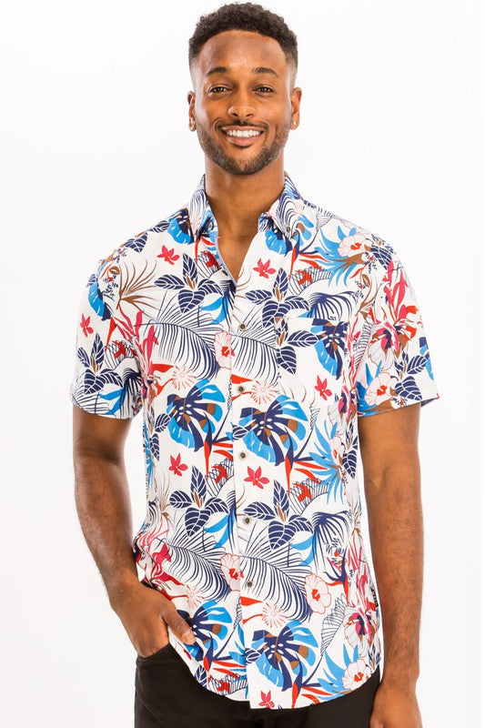 PRINT HAWAIIAN SHIRT