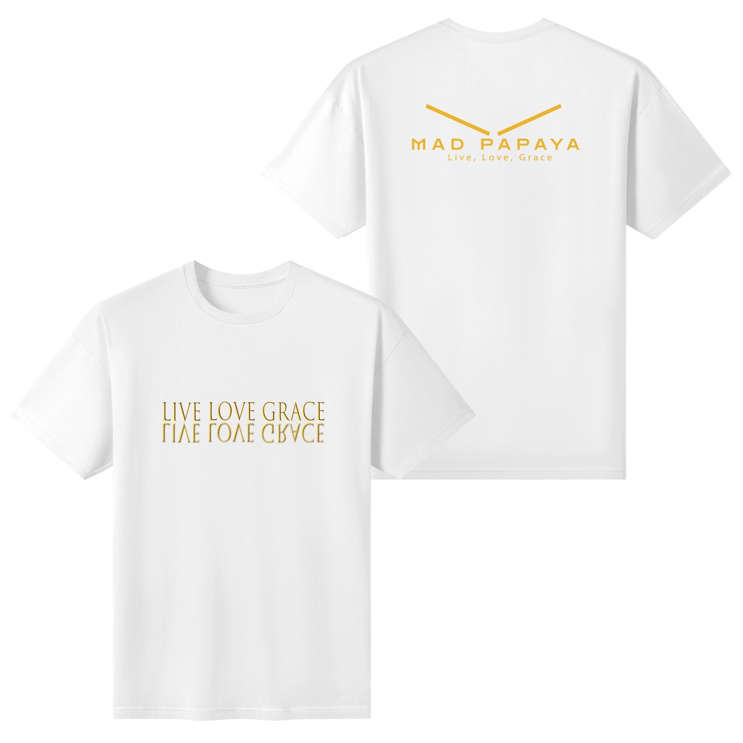 Mad Papaya "Live Love Grace" Women's Cotton T-Shirt