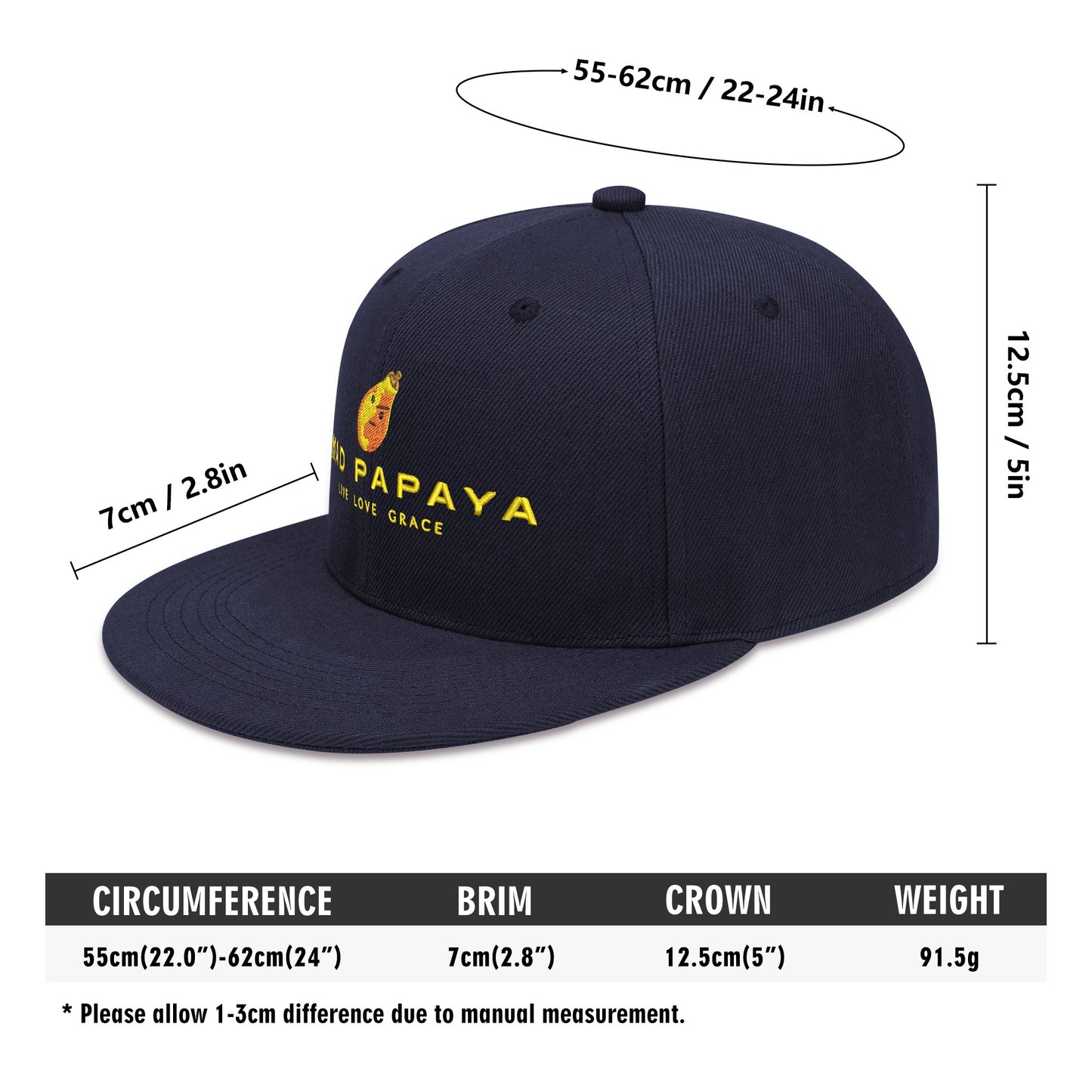 Mad Papaya Original logo Embroidered Hats