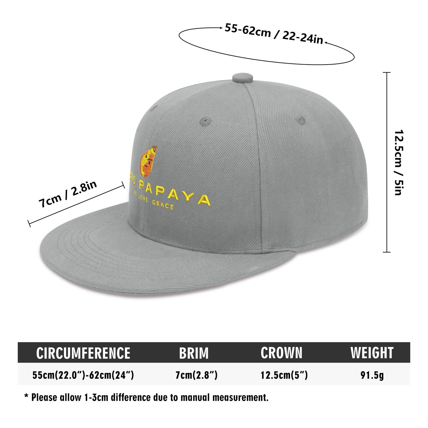 Mad Papaya Original logo Embroidered Hats