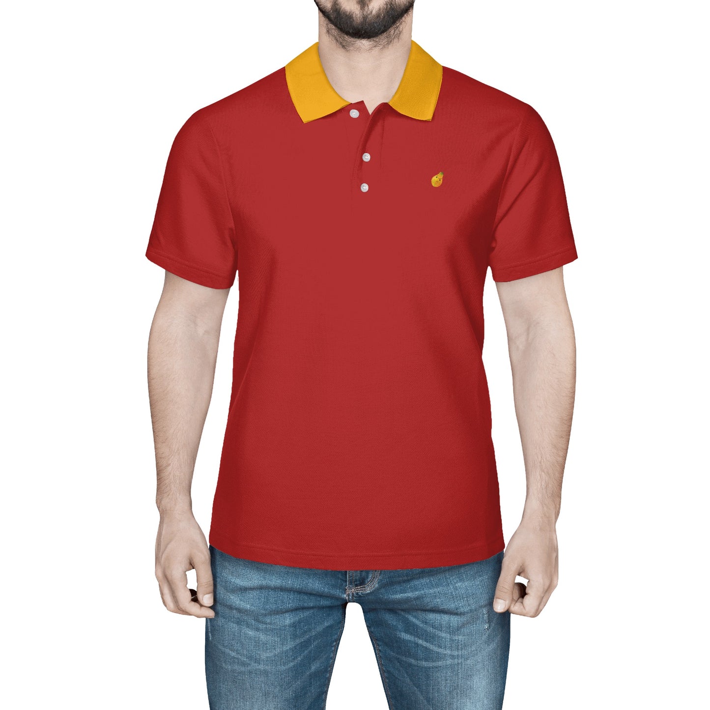 Mad Papaya Red Polo Shirt