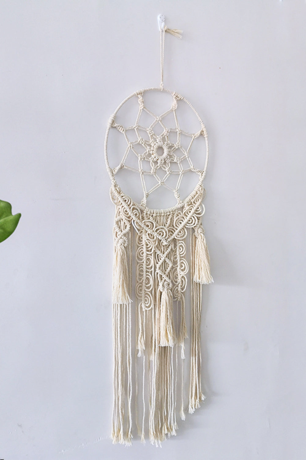 Macrame Fringe Wall Hanging Decor