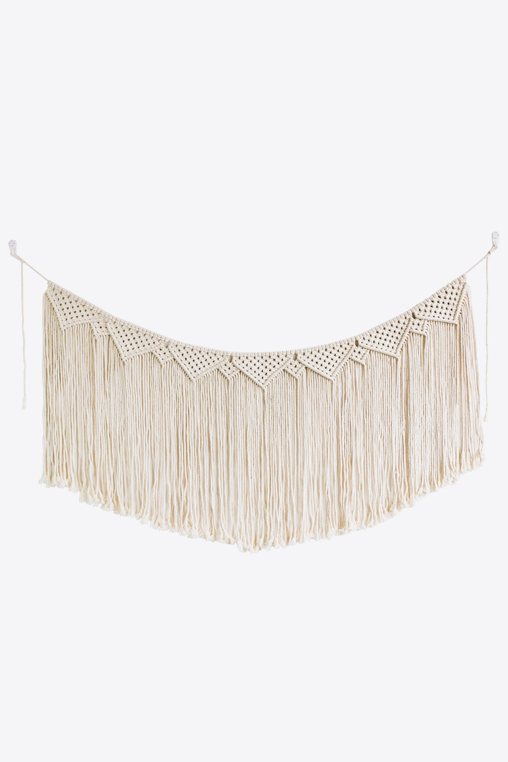 Macrame Fringe Wall Hanging Decor