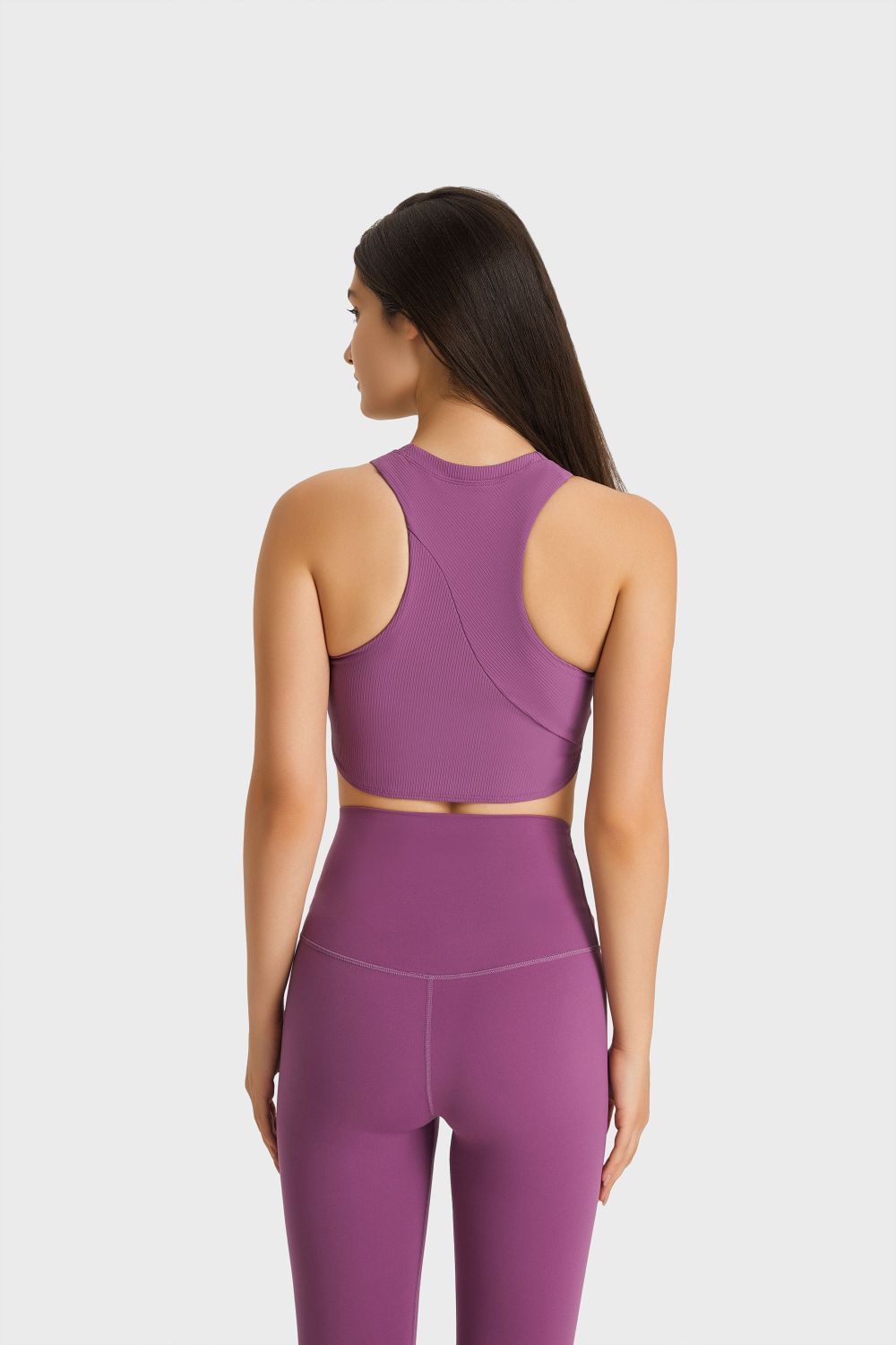 Racerback Hem Detail Sports Bra