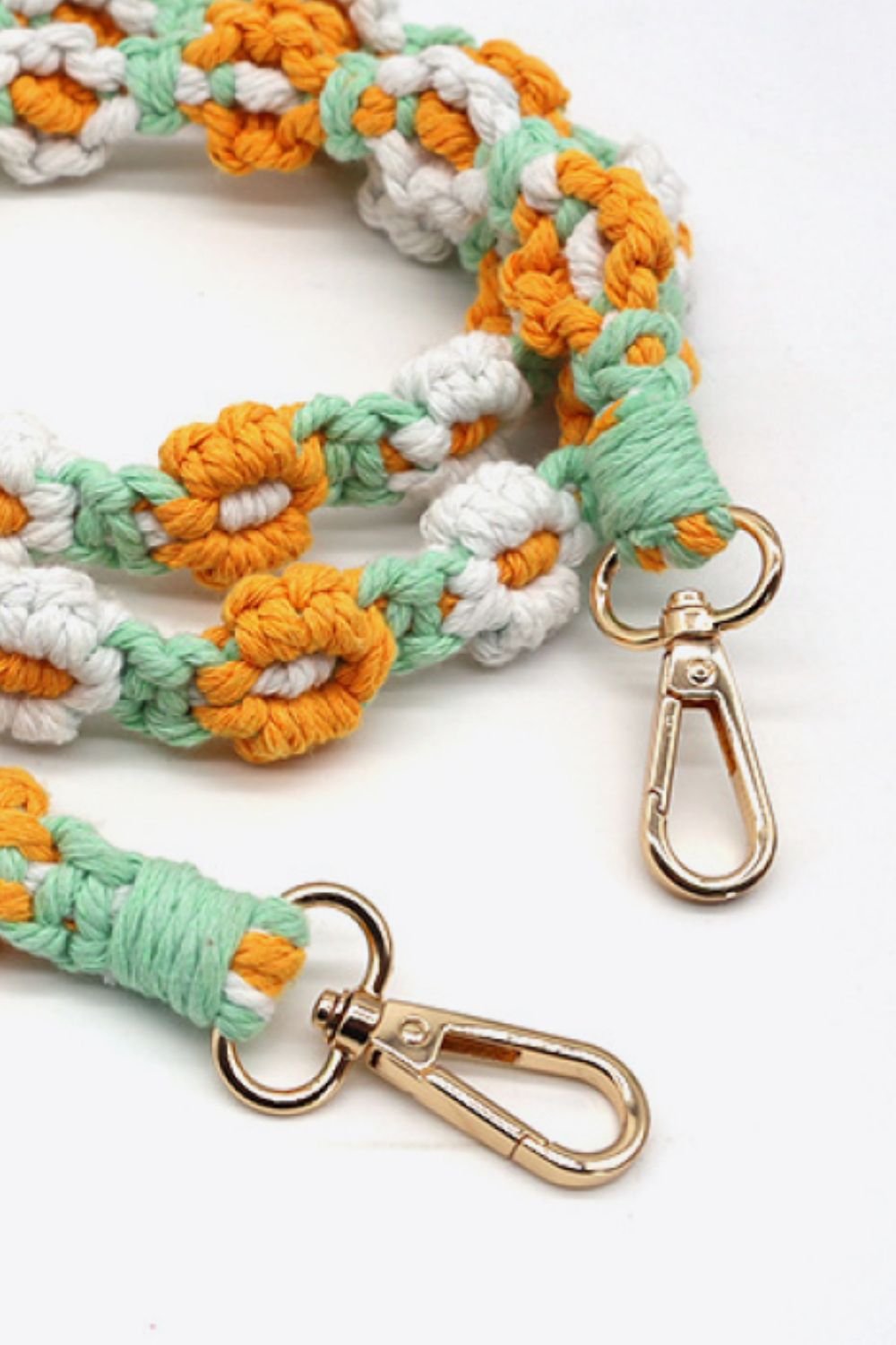 Macrame Flower Lanyard