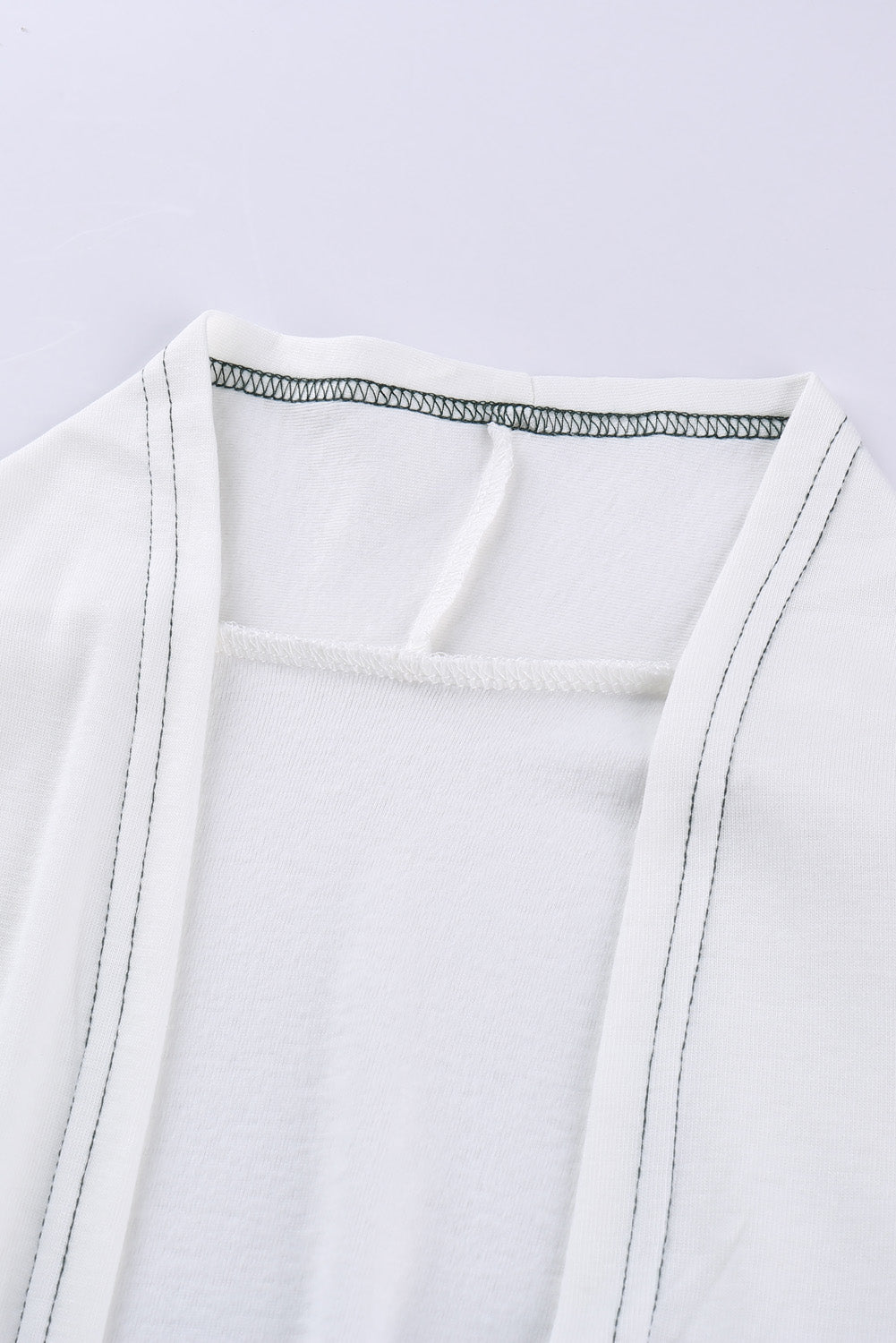 Leopard Color Block Open Front Longline Cardigan