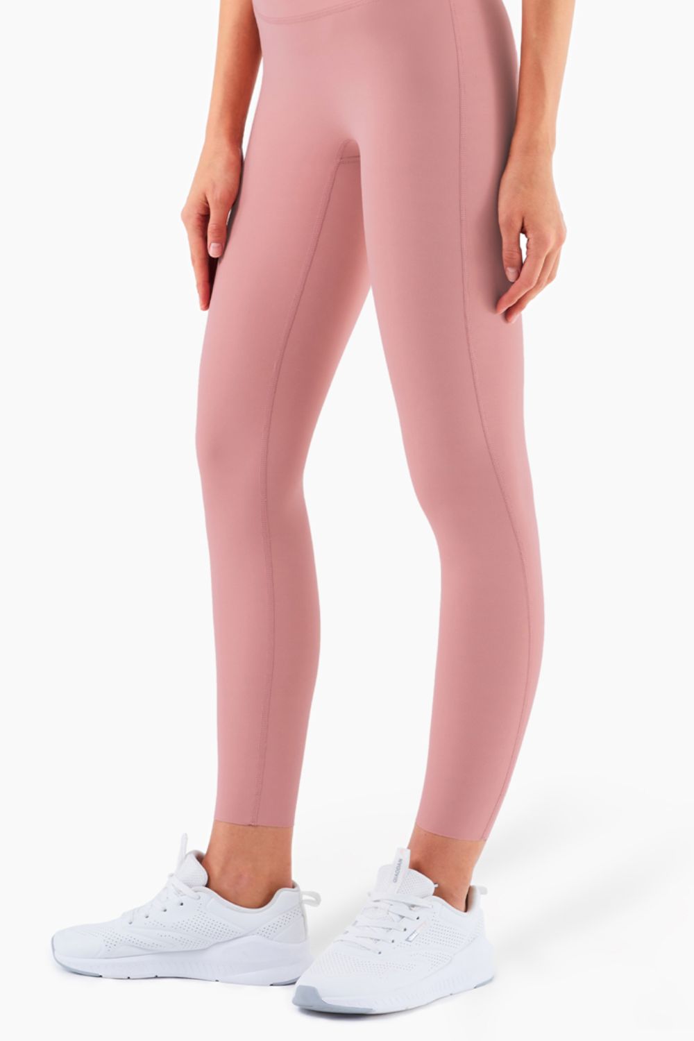 High Waist Seamless Ankle-Length Yoga Leggings