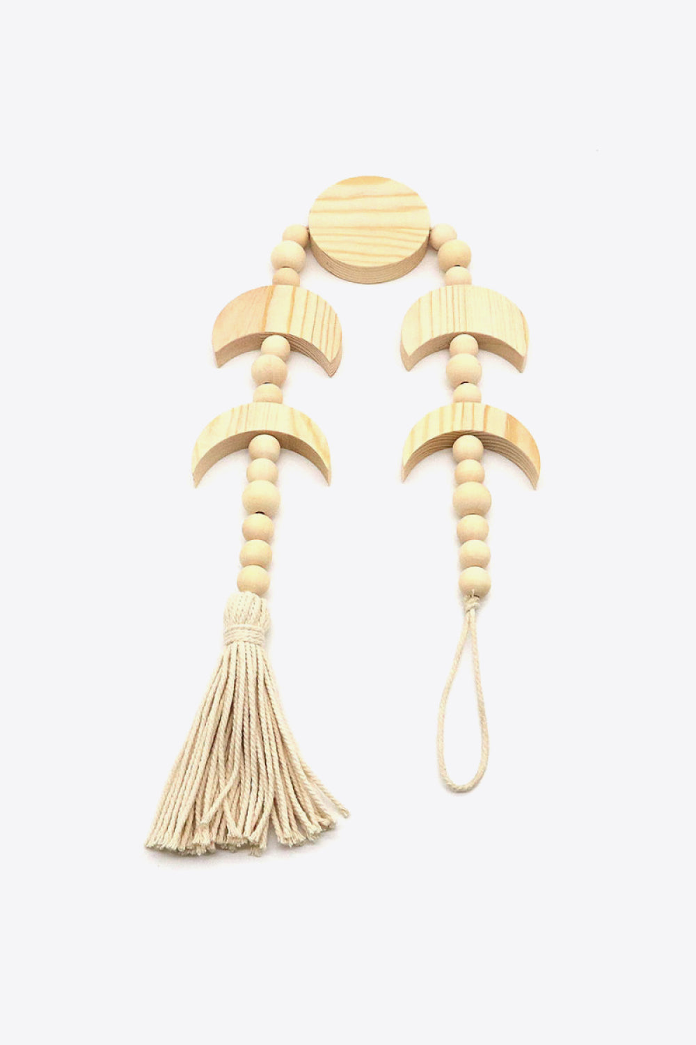 Wooden Tassel Wall Hanging